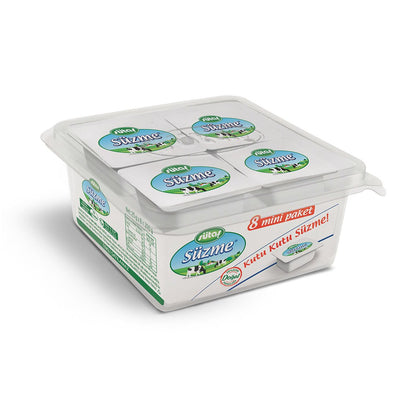 Sutas Strained Cheese (Süzme) is beloved across Türkiye for its soft taste and melt-in-the-mouth texture—a family favorite from breakfast to dinner. Pre-portioned in 8 × 25 g minis, it’s practical for lunch boxes, office fridges, picnics, and quick snacks at home